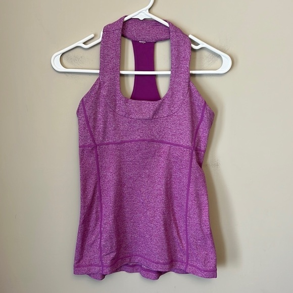 Lululemon Scoop Neck Tank in Heathered Ultra Violet size 6 - Picture 4 of 12